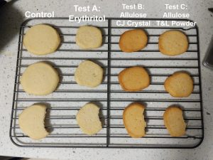 Allulose Baking Test - Sugar Cookies
